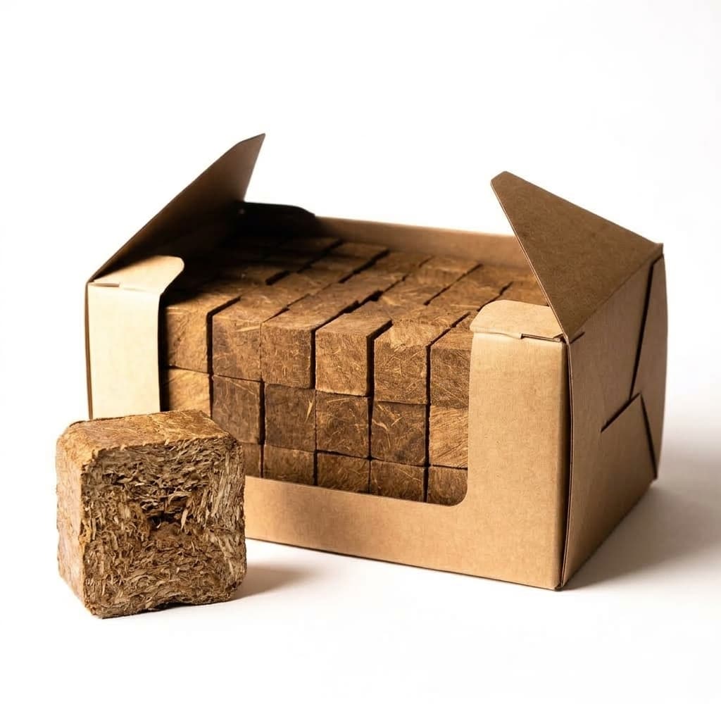 BoisPasCher — 100 Cubes Allume-Feux Écologiques Prix Mini