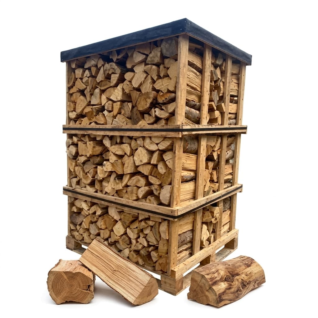 BoisPasCher — Palette 3,3 Stères Feuillus Durs 25cm Promo