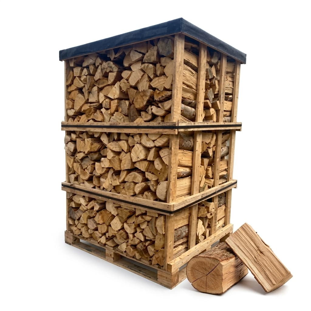 BoisPasCher — Palette 2,9 Stères Feuillus Durs 33cm Pas Cher