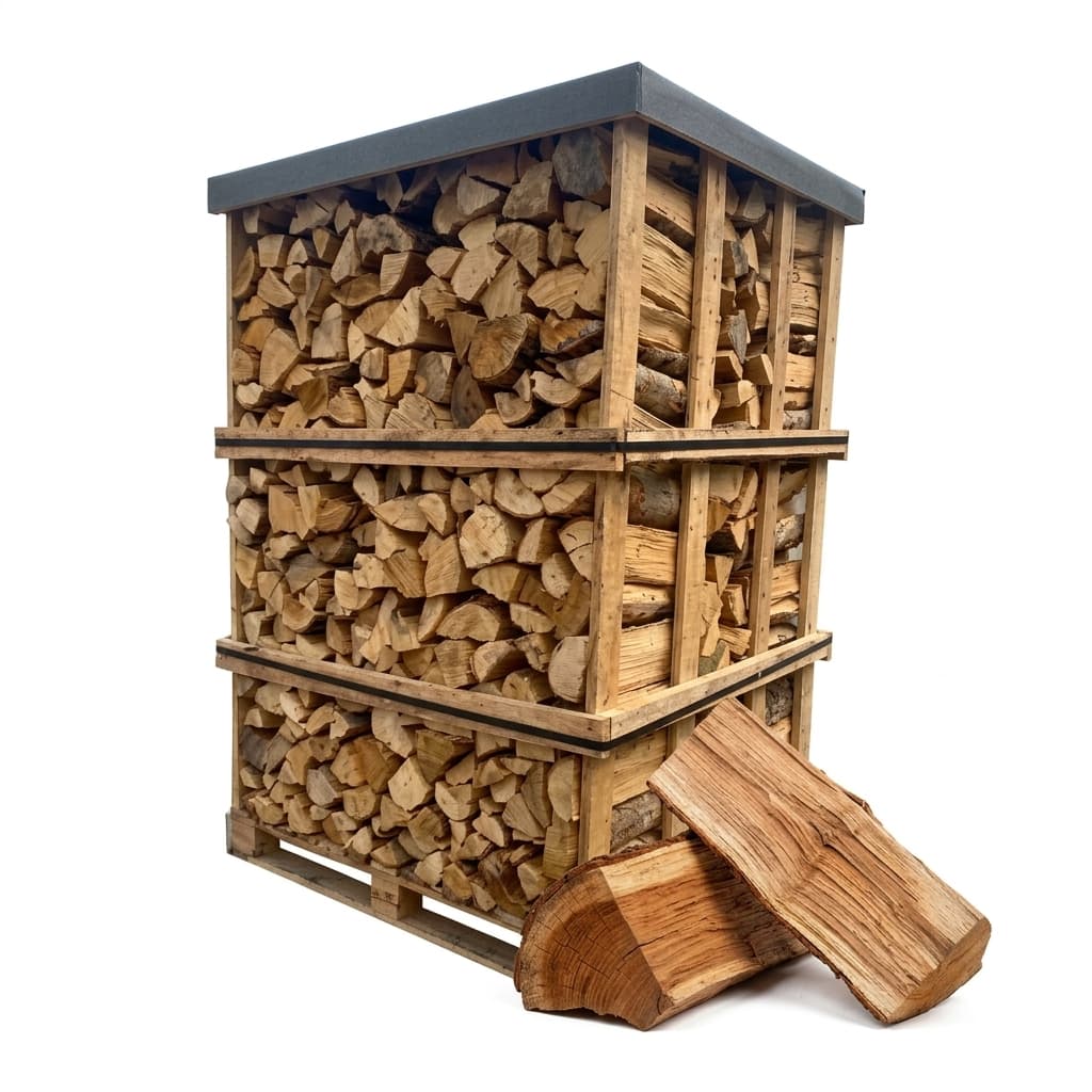BoisPasCher — Palette 2,5 Stères Feuillus Durs 50cm Grand Format