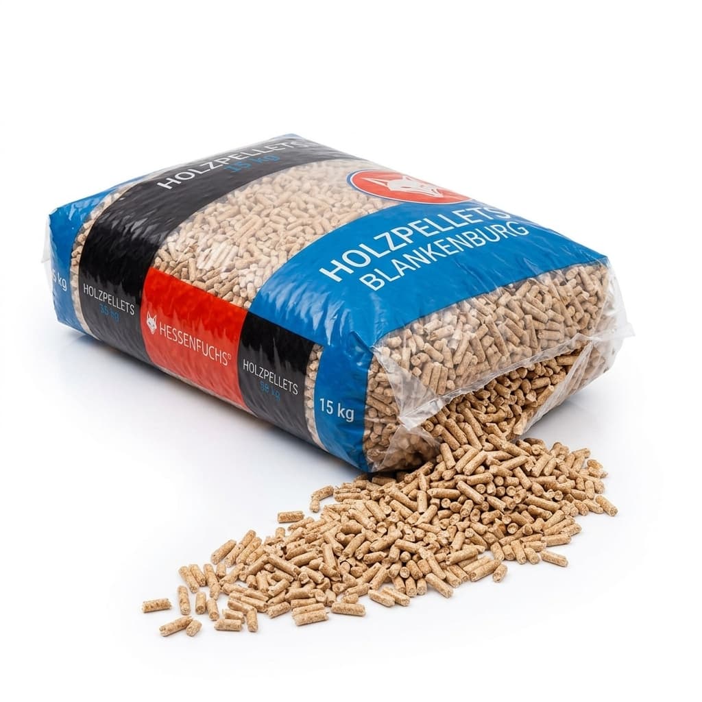 BoisPasCher — Granulés HEIZFUXX Bleu ENplus A1 65 Sacs Premium