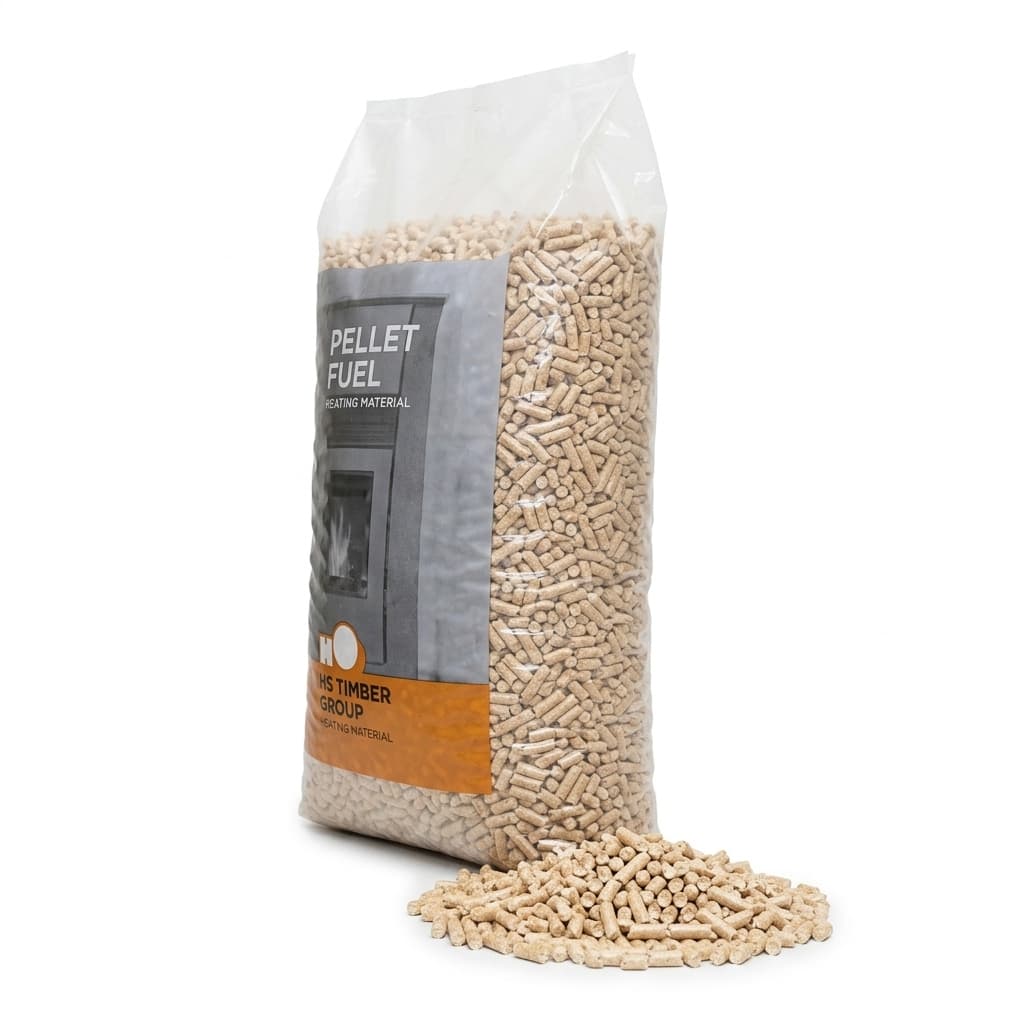 BoisPasCher — Pellets HS Timber 100% Résineux 66 Sacs Qualité Autrichienne