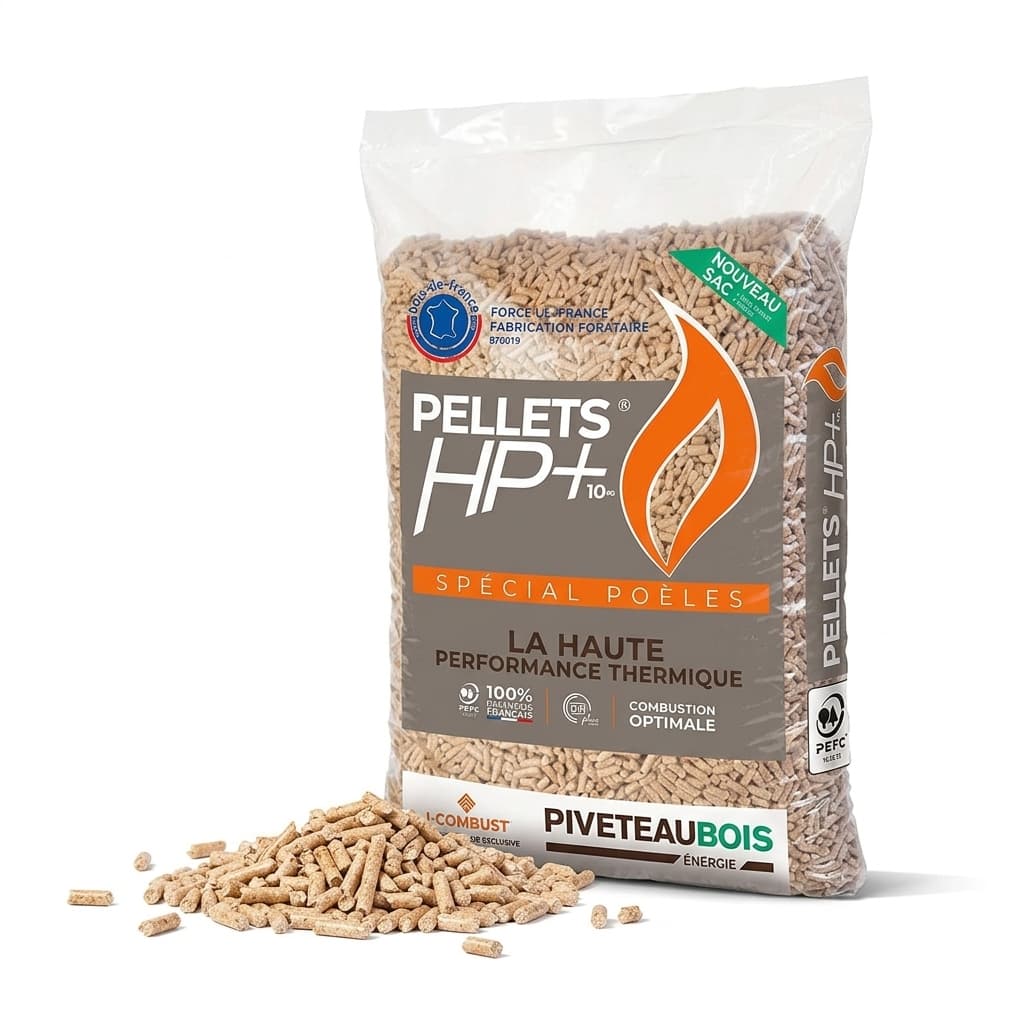 BoisPasCher — Granulés Piveteau HP+ Palette 72 Sacs Haute Perf
