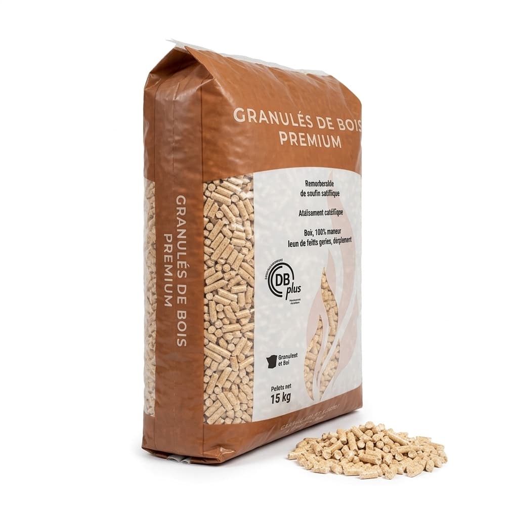 BoisPasCher — Pellets Rochefort 100% Résineux 65 Sacs Économique